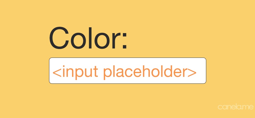 Imagen de un text input con colores diferentes